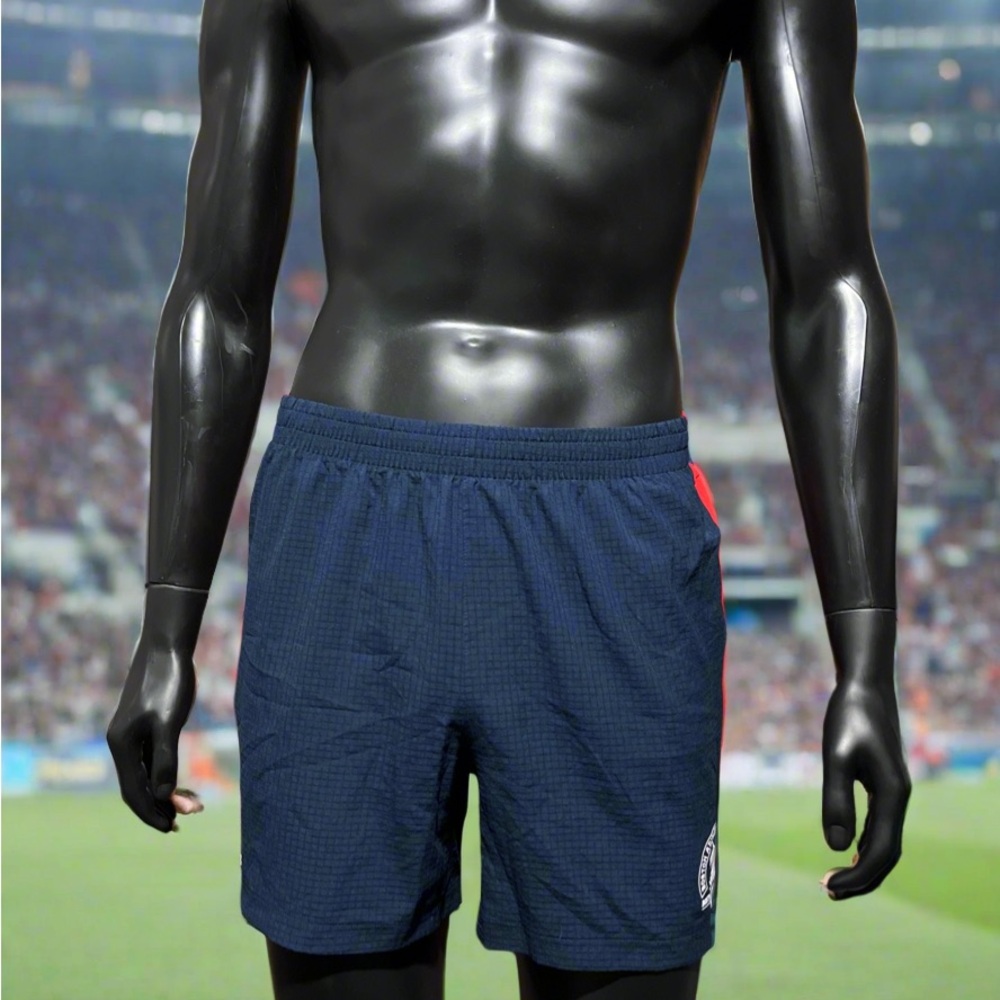 Men's Navy Blue Athletic Shorts